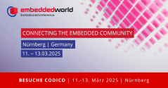 Visit CODICO at embedded 2025!