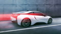 Dieses Bild zeigt ein Auto mit roten Rücklichtern.